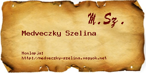 Medveczky Szelina névjegykártya